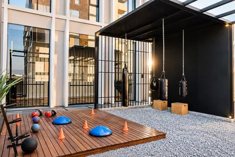Outdoor training area